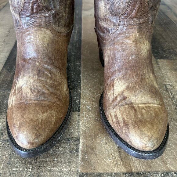 Old Gringo Side Zip Round Toe Cowboy Western Boots Womens 5.5 B - Picture 9 of 12